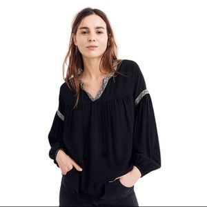 Madewell Blouson Top